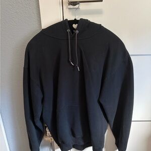 Fruit of the Loom Plain Black Hoodie